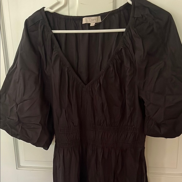 LOFT Elegant Black Maxi Dress - Picture 2 of 6